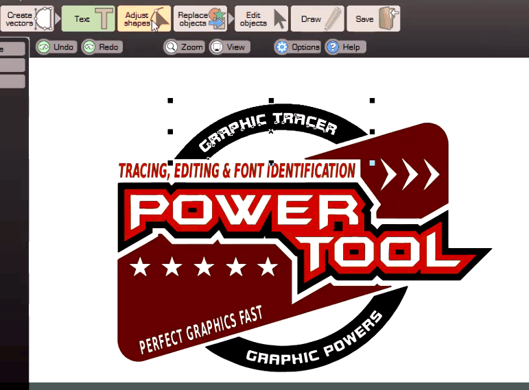 image of graphic tracer converts bmp to ai or cdr