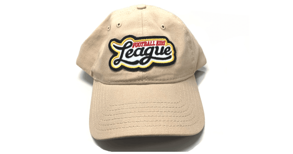 image showing how to sew a patch on a cap