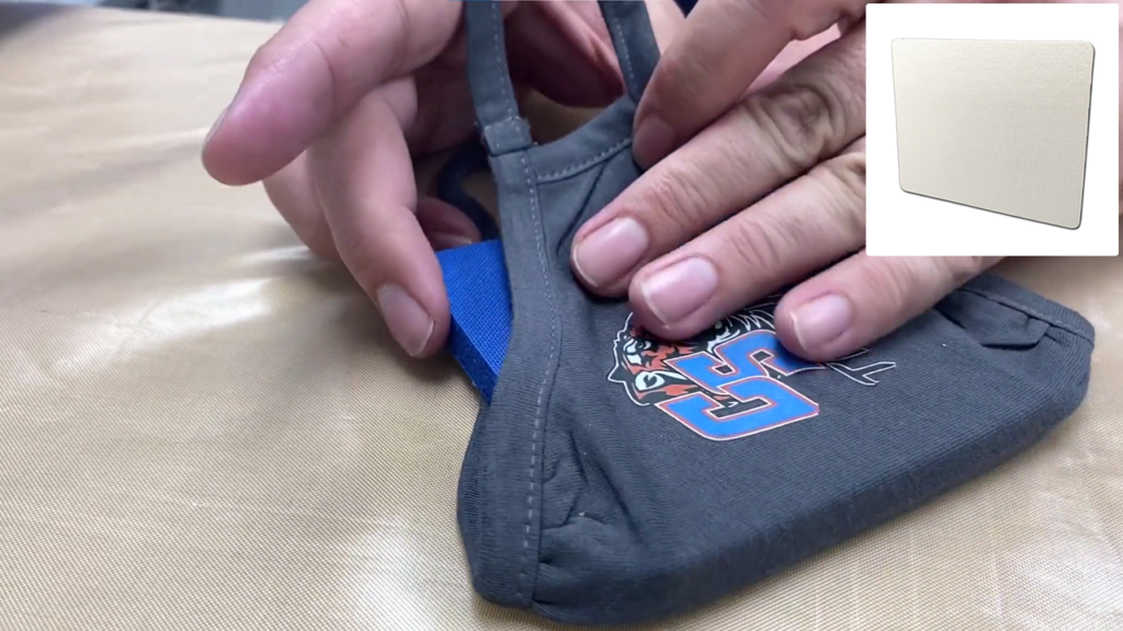 Heat press pad.