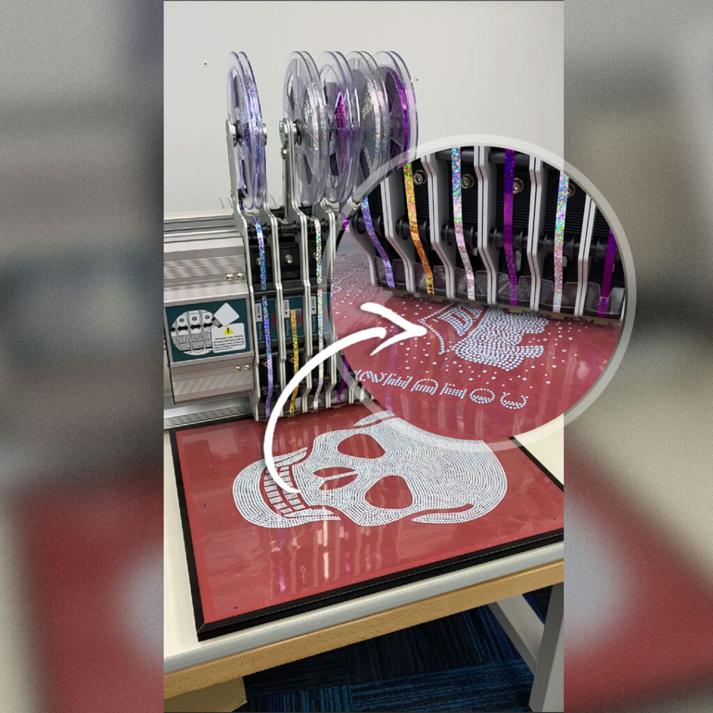 Spangle Transfer Machine