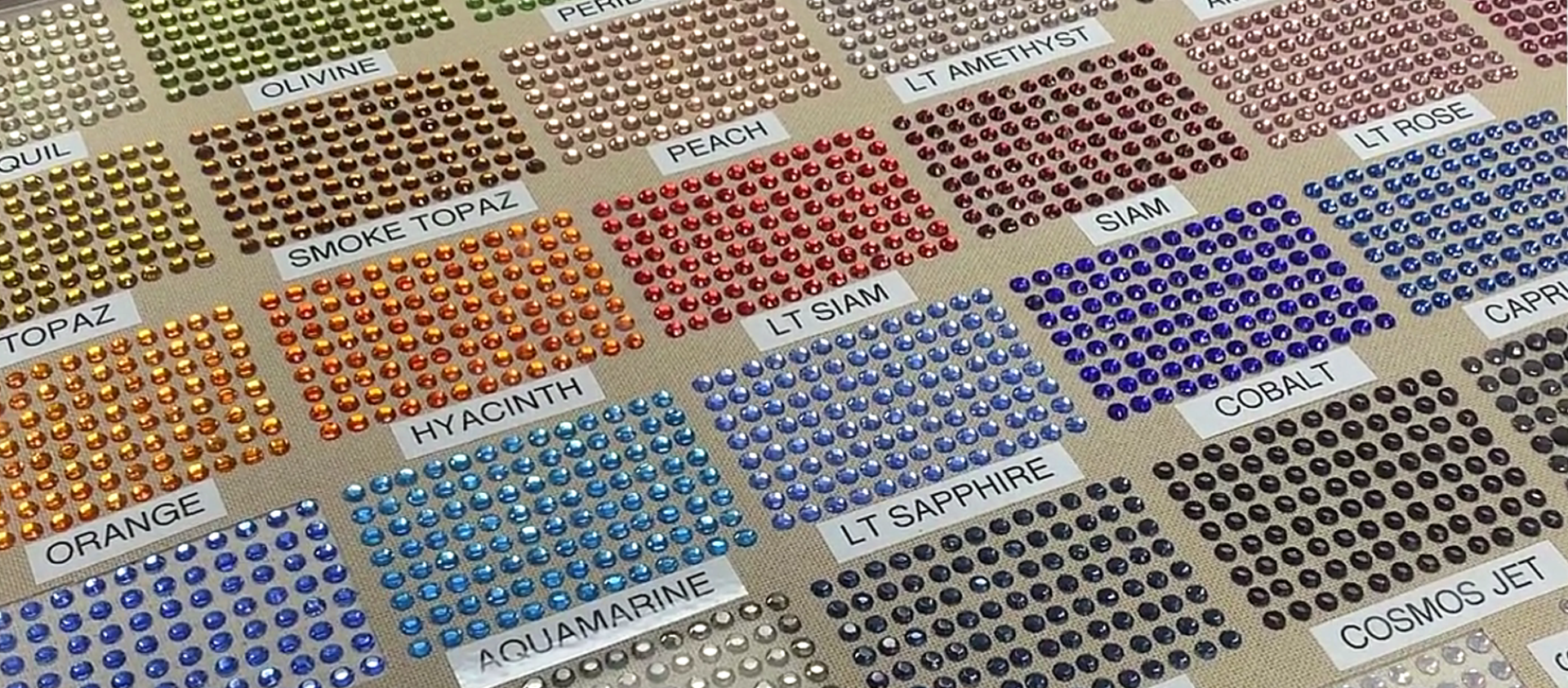 Rhinestone supplies.
