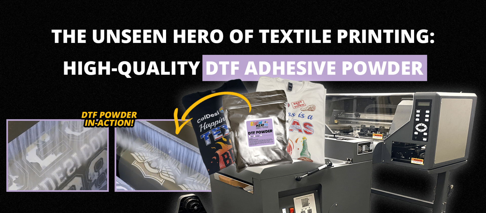 DTF powder adhesive article thumbnail.
