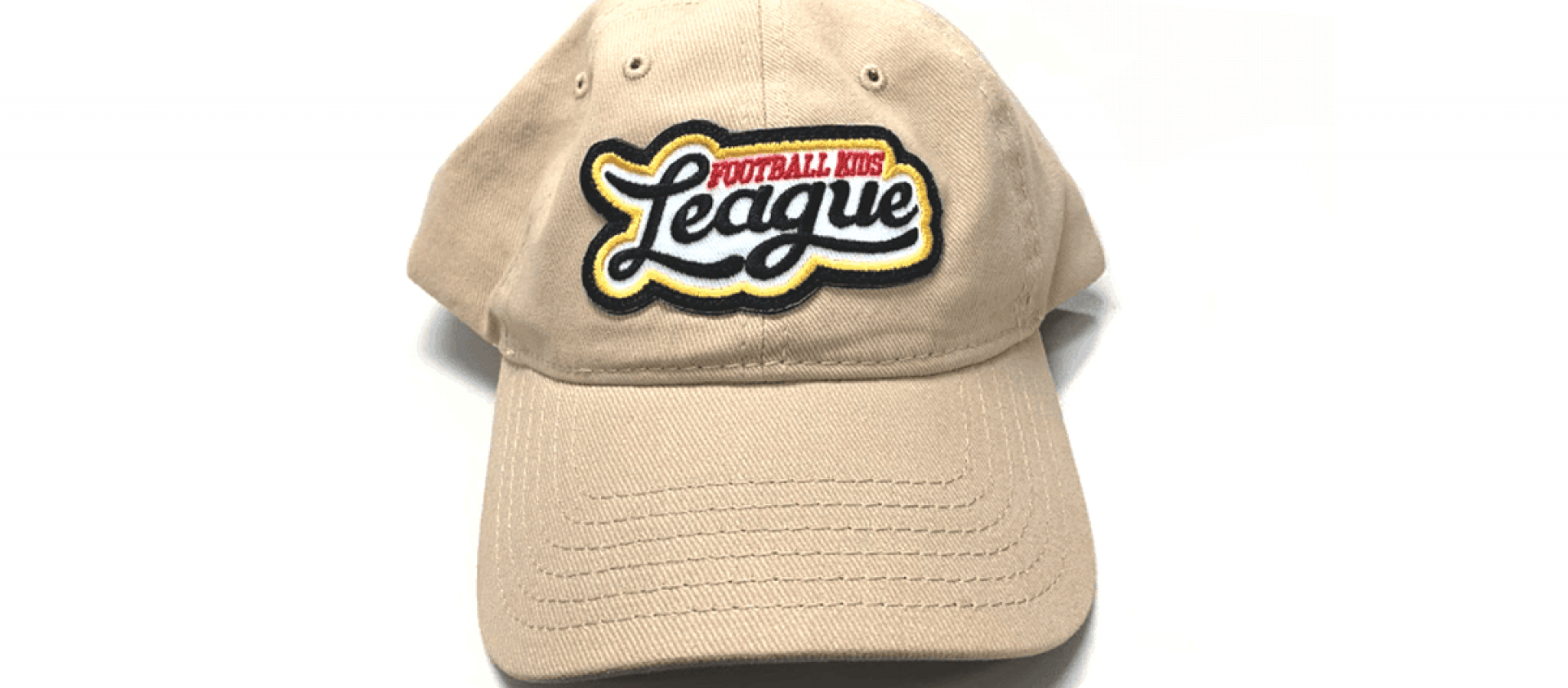 image showing how to sew a patch on a cap